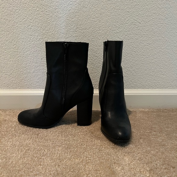 Faux Leather Booties - Picture 3 of 3